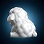 Cute Sheep Figure 3D Print Model