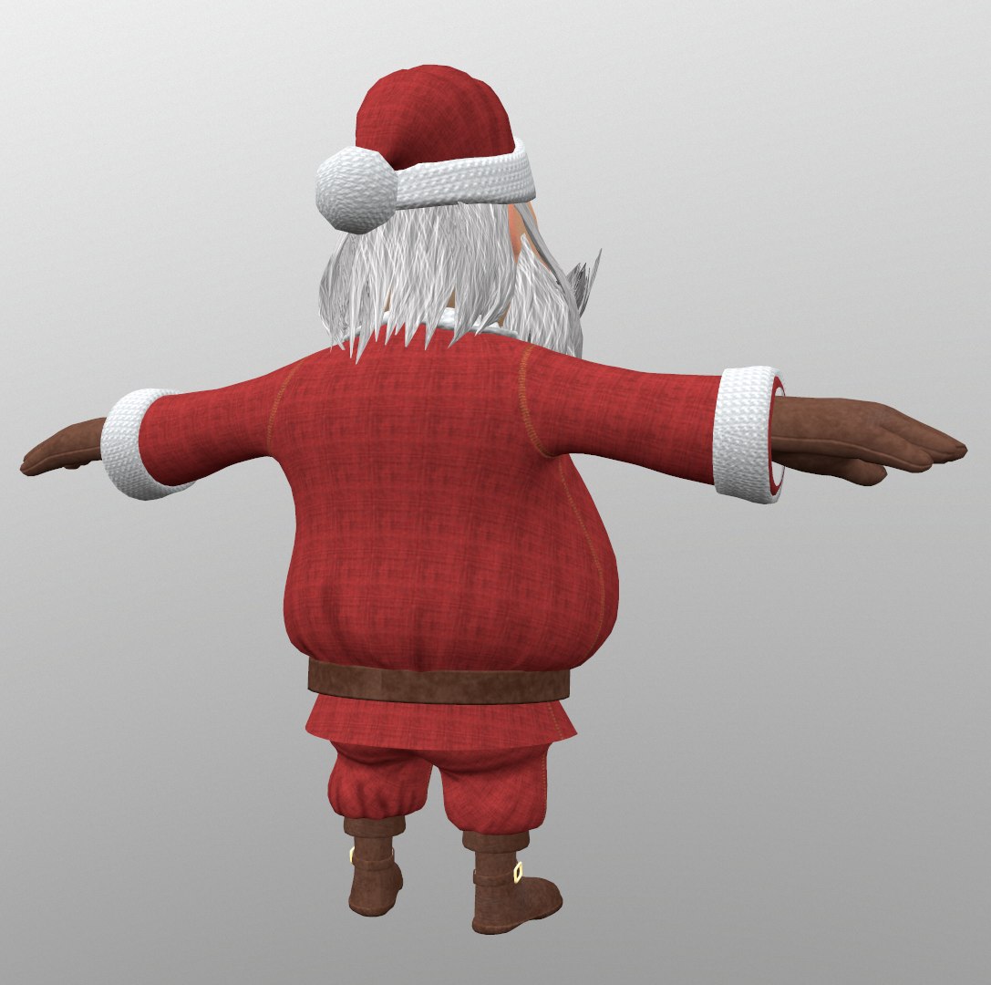 Santa Clause Character Rigging 3D Model - TurboSquid 1326220