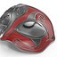 Masquerade Mask Red 3D Model