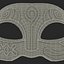 Masquerade Mask Red 3D Model