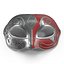 Masquerade Mask Red 3D Model