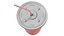 Tasse de soda rouge sec
