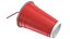 Tasse de soda rouge sec