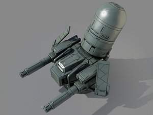 3D turret model