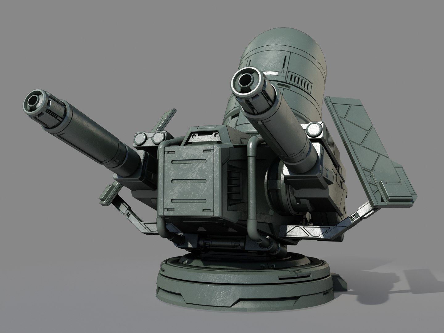 3D Turret Model - TurboSquid 1426270