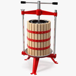 Wooden Frame Fruit Wine Cider Press