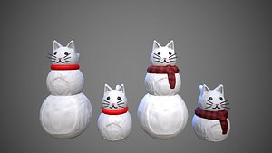 Snowman cat
