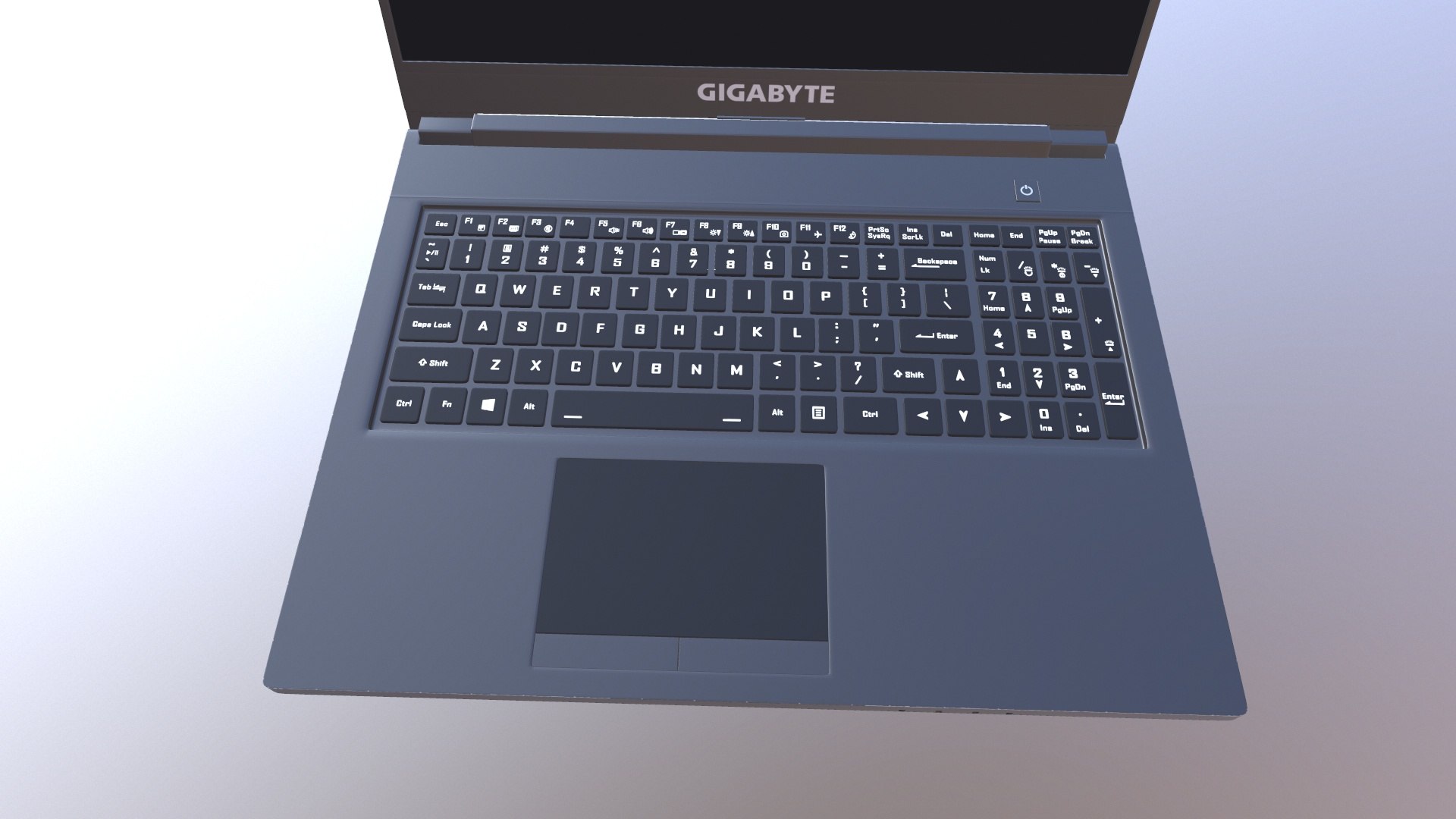GIGABYTE Laptop 3D Model - TurboSquid 2069976