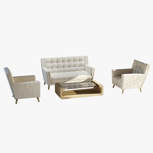 Sofa Set 10 3D model