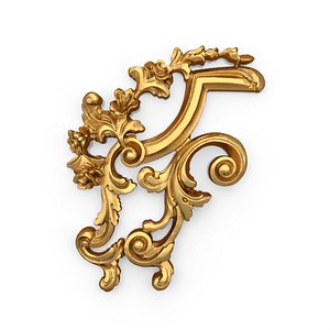 3D Classic decor ornament 167 model