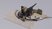 artillery battery krupp