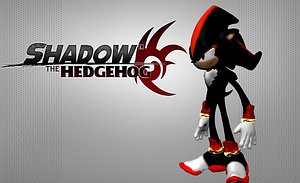shadow hedgehog 3d obj