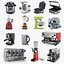 Kitchen appliances collection KitchenAid Cuisinart La Cimbali M100 DeLonghi WaringPro Instant Megaforce 3000 espresso machine meatgrinder electric grinder commercial cook cookware dining room