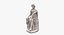 3D Muse Comedy Thalia Statue