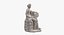 3D Muse Comedy Thalia Statue