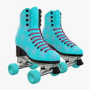 3D quad roller boot