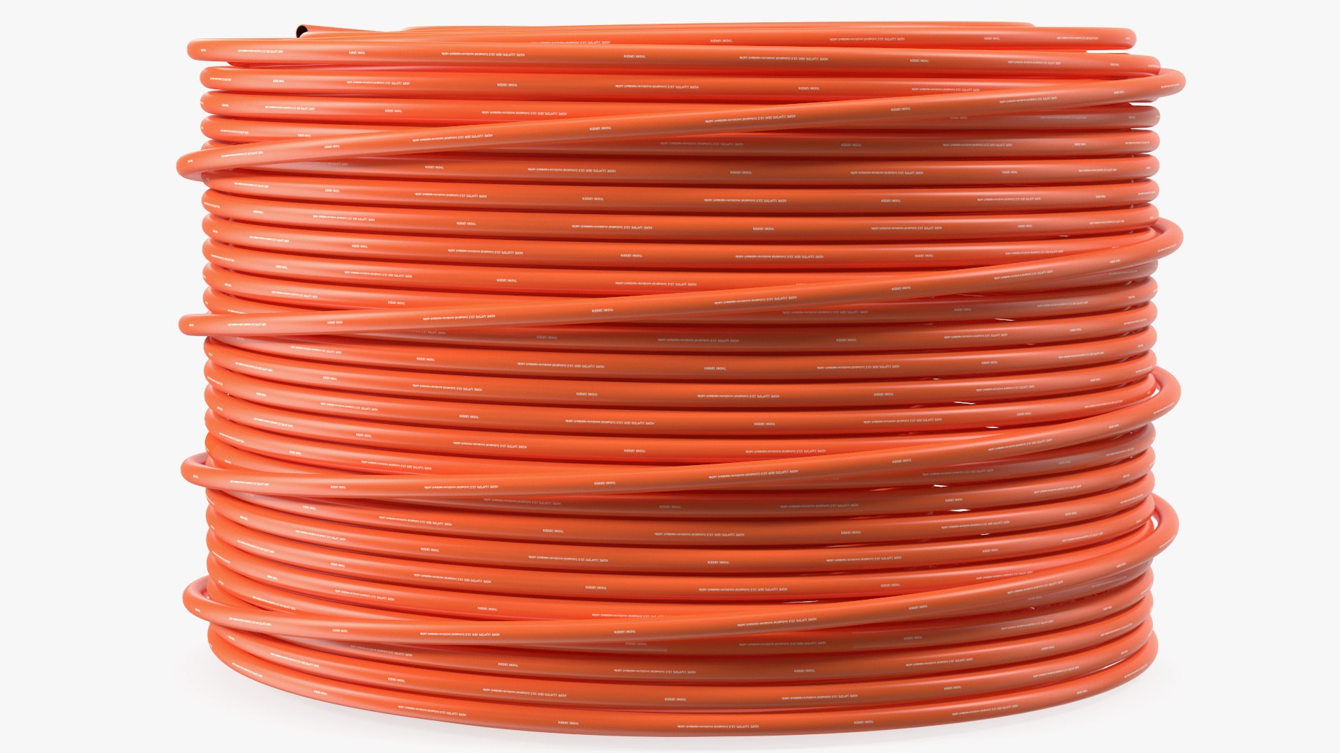 3D orange electrical conduit model TurboSquid 1684449