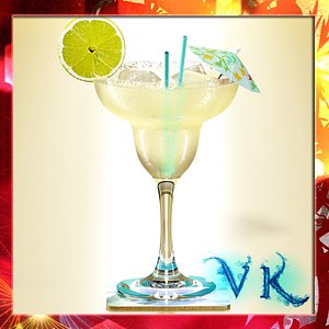 Margarita Cocktail - High Detailed