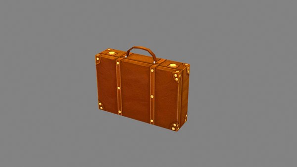 Modello 3D valigia cartone animato - valigetta Low-poly - TurboSquid 1950739