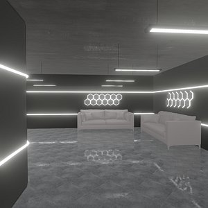 3D model Loft Interior