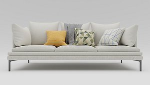 blender cycles cushions 3D model