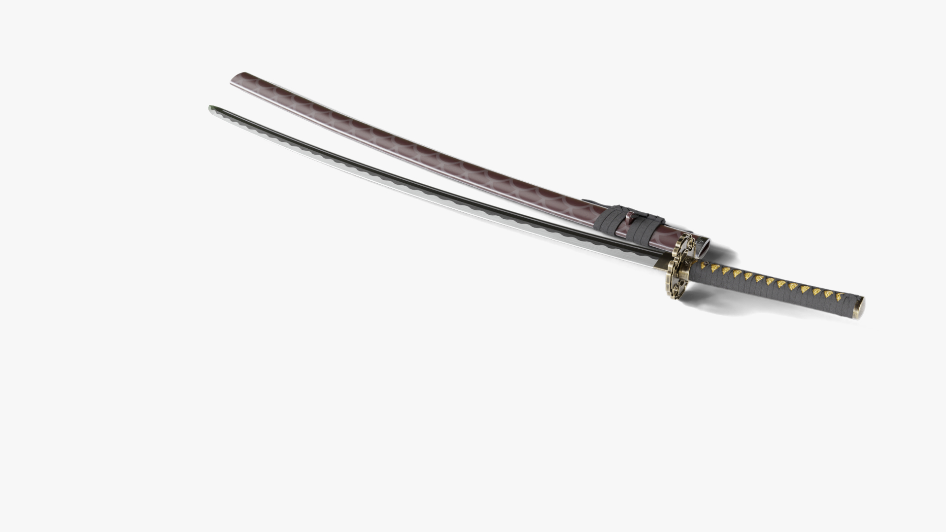 Katana model https://p.turbosquid.com/ts-thumb/5T/yJohUu/Gy/katana/png/1674474472/1920x1080/turn_fit_q99/9eb9b93cf386948391b4e263bb792e952892c736/katana-1.jpg