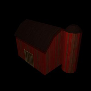 3d model barn building