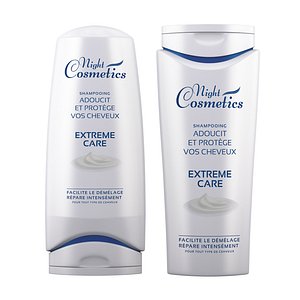 Cosmetics shampoo bottle