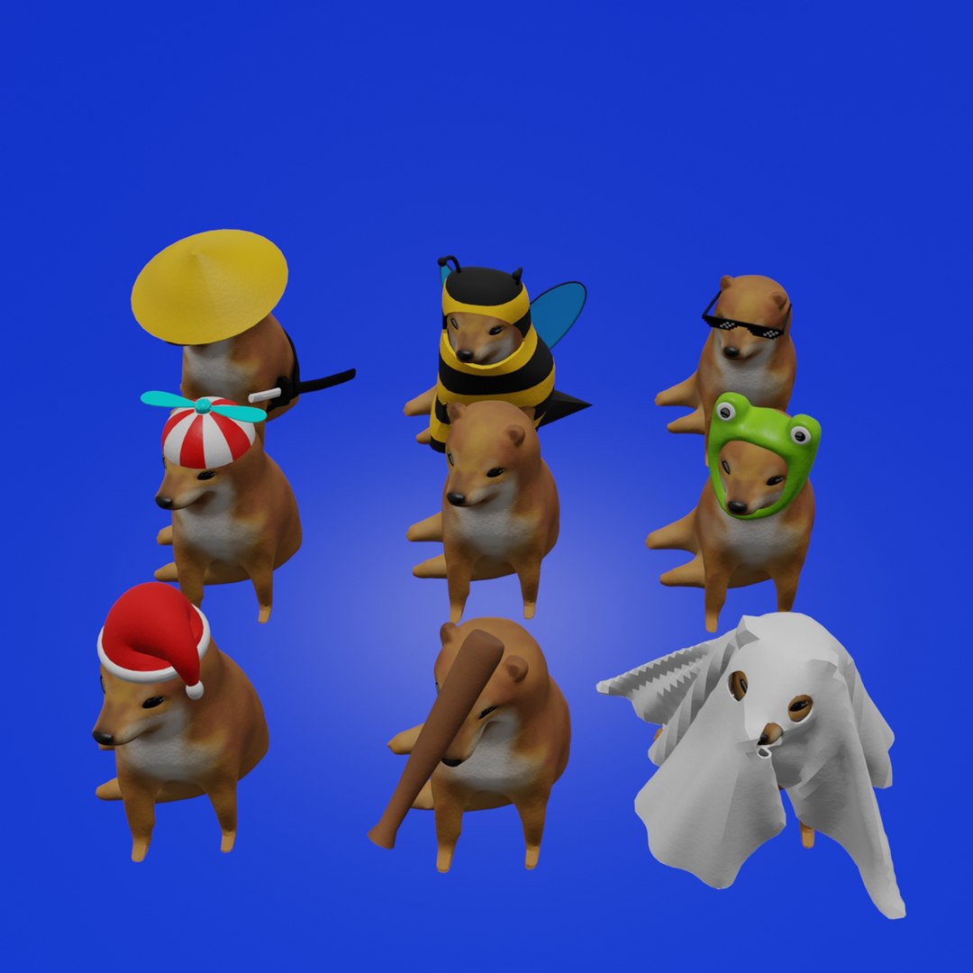 STL CHEEMS COLLECTION 3D - TurboSquid 2221199