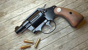 3D Colt Detective Special 38 With Ammo
