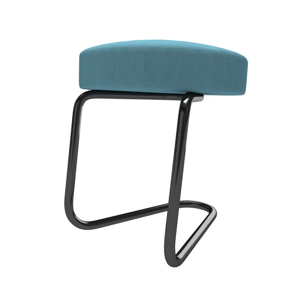 3d model cantilever stool series tecta