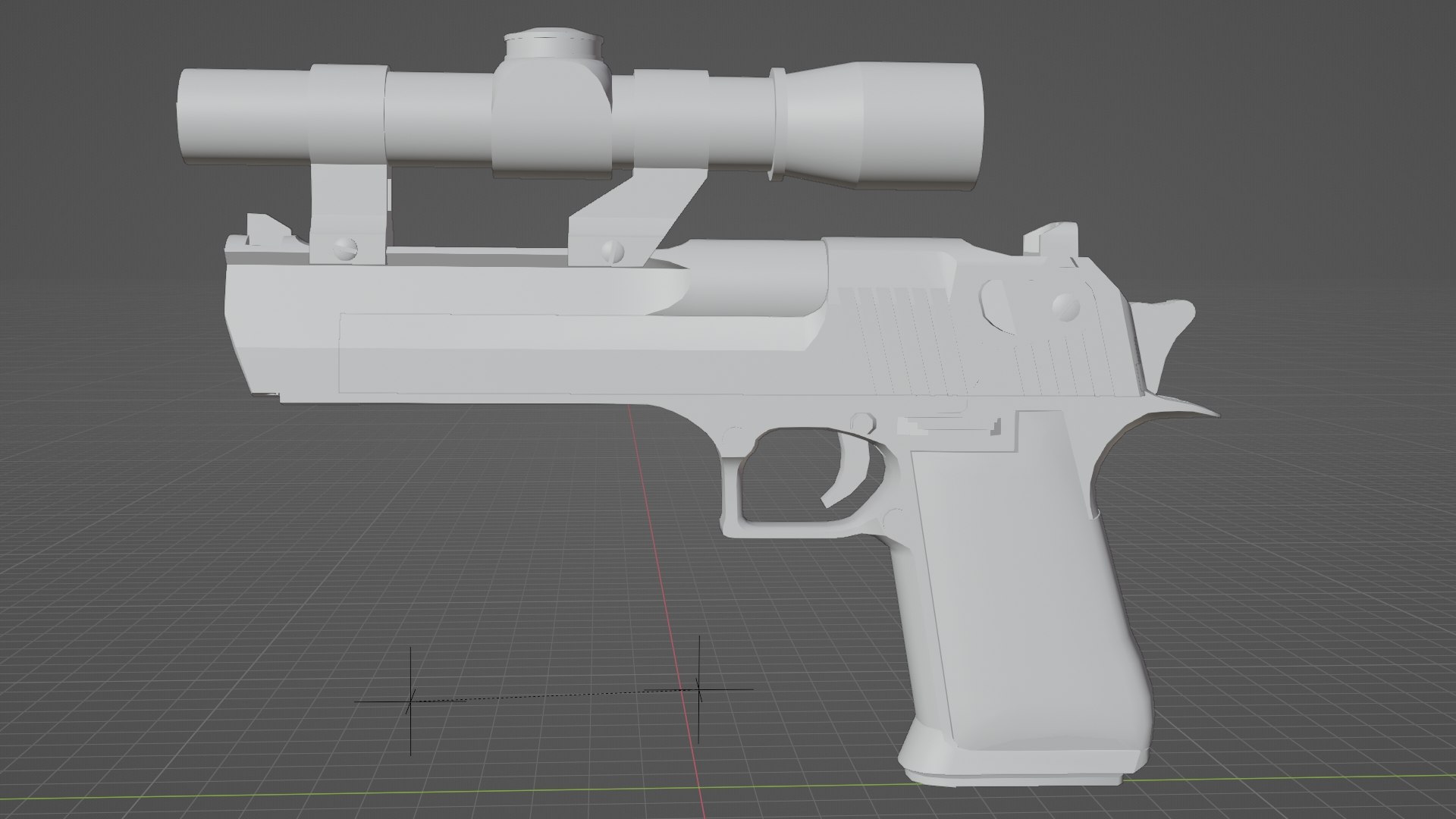 Desert Eagle 50AE 3D Model - TurboSquid 2224845