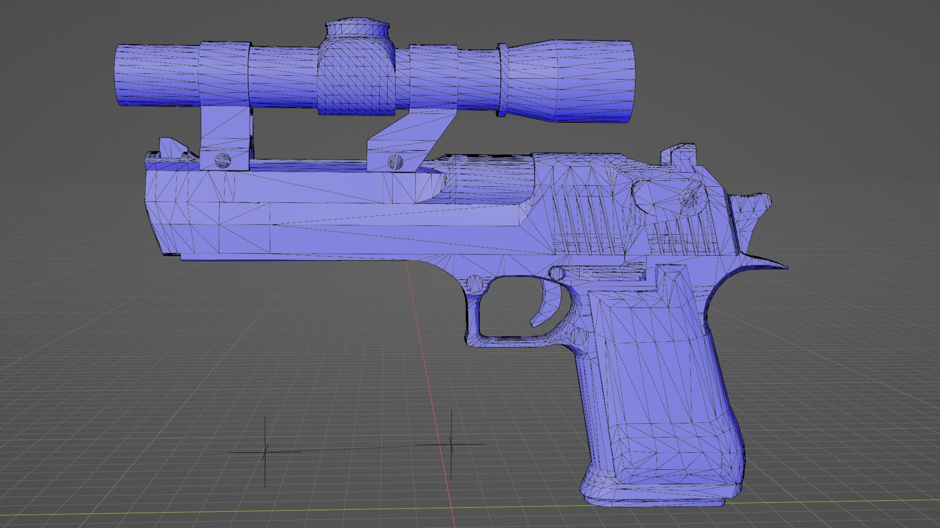 Desert Eagle 50AE 3D Model - TurboSquid 2224845