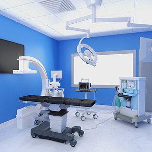 hybrid operating room 3D model