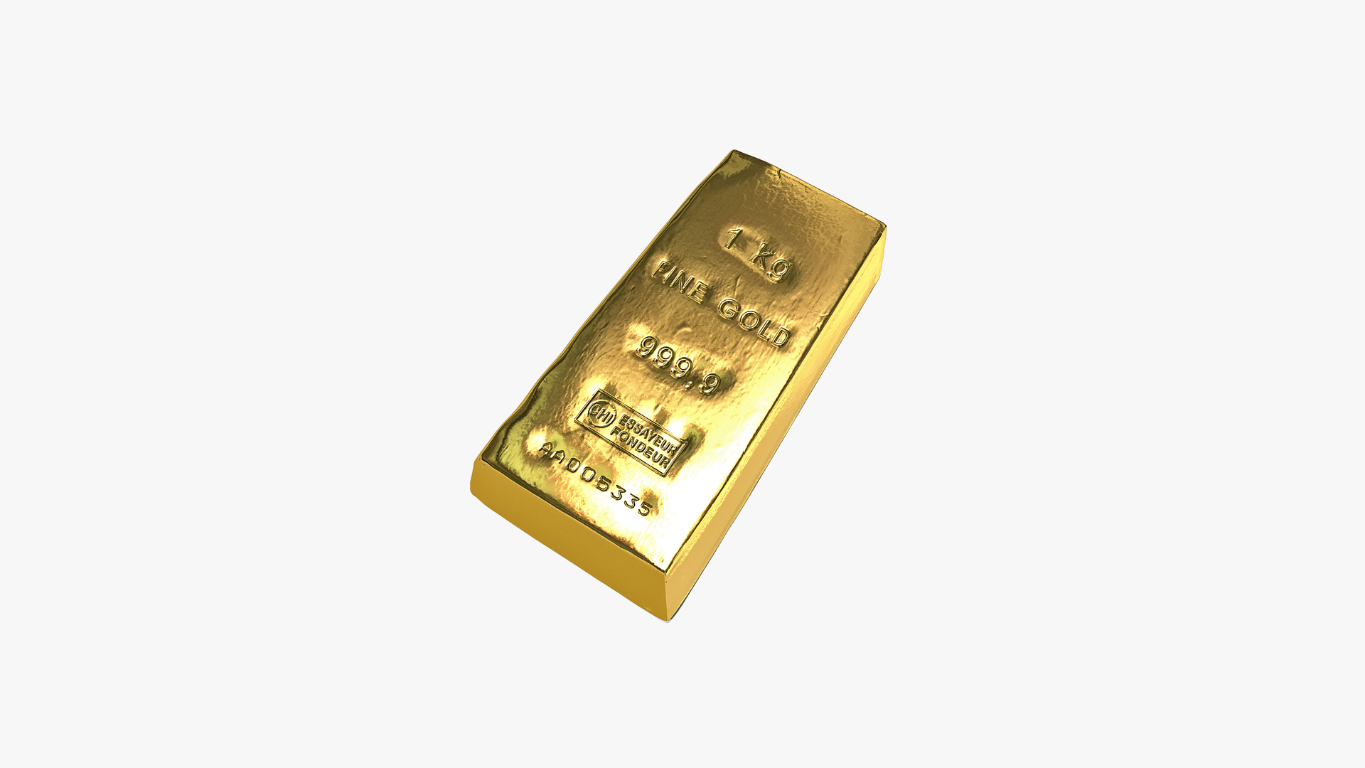 3ds Max Gold Bar Kilobar