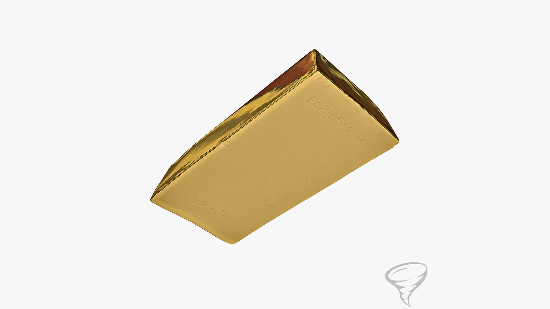 3ds Max Gold Bar Kilobar