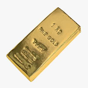 3ds max gold bar kilobar
