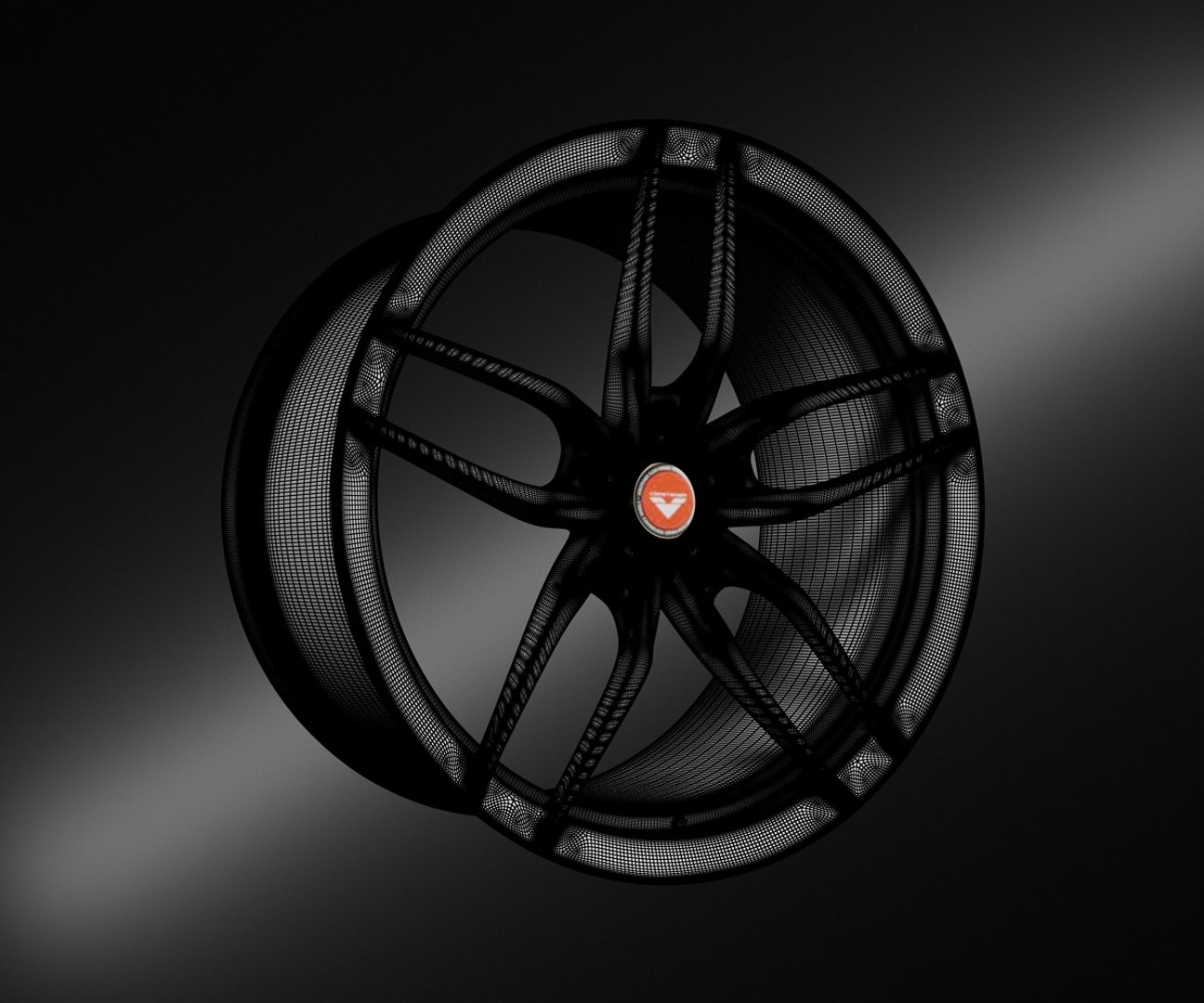Vorsteiner vff 105 rim 3D model - TurboSquid 1382585