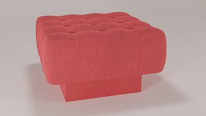 3D pouf interior room