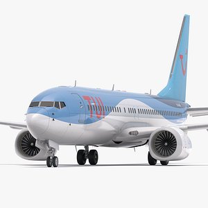 Boeing 737-800 MAX Tui Airlines 3D model