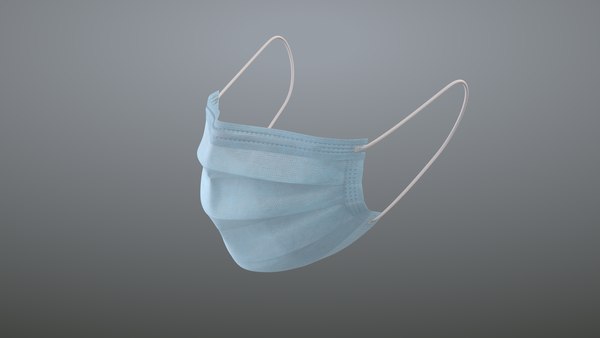 3D model realistic surgical mask - TurboSquid 1534838
