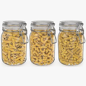 Pasta Jar Collection 3D