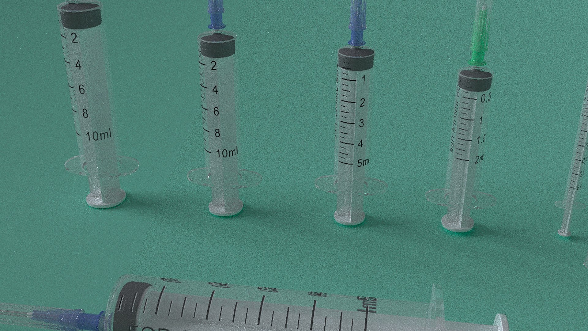 Injections Syringes 3D Model - TurboSquid 1820786