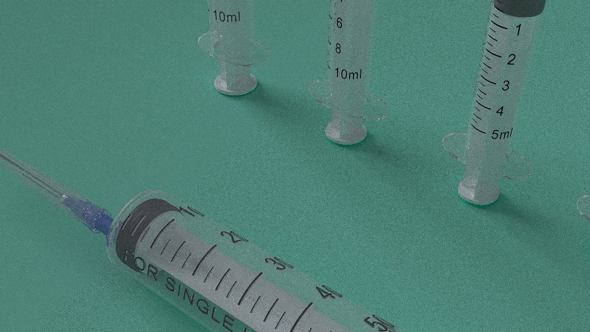 Injections Syringes 3D Model - TurboSquid 1820786