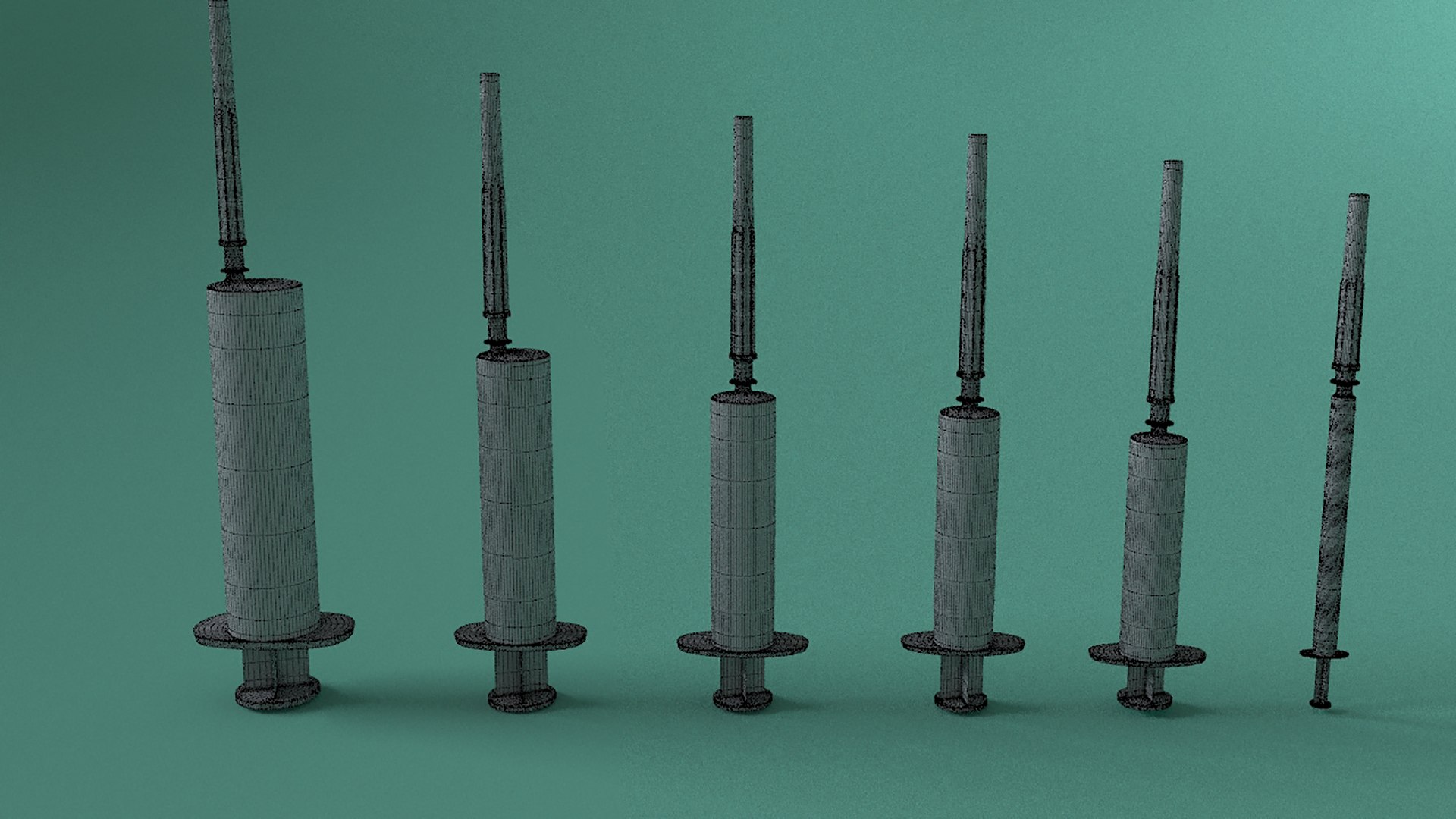Injections Syringes 3D Model - TurboSquid 1820786