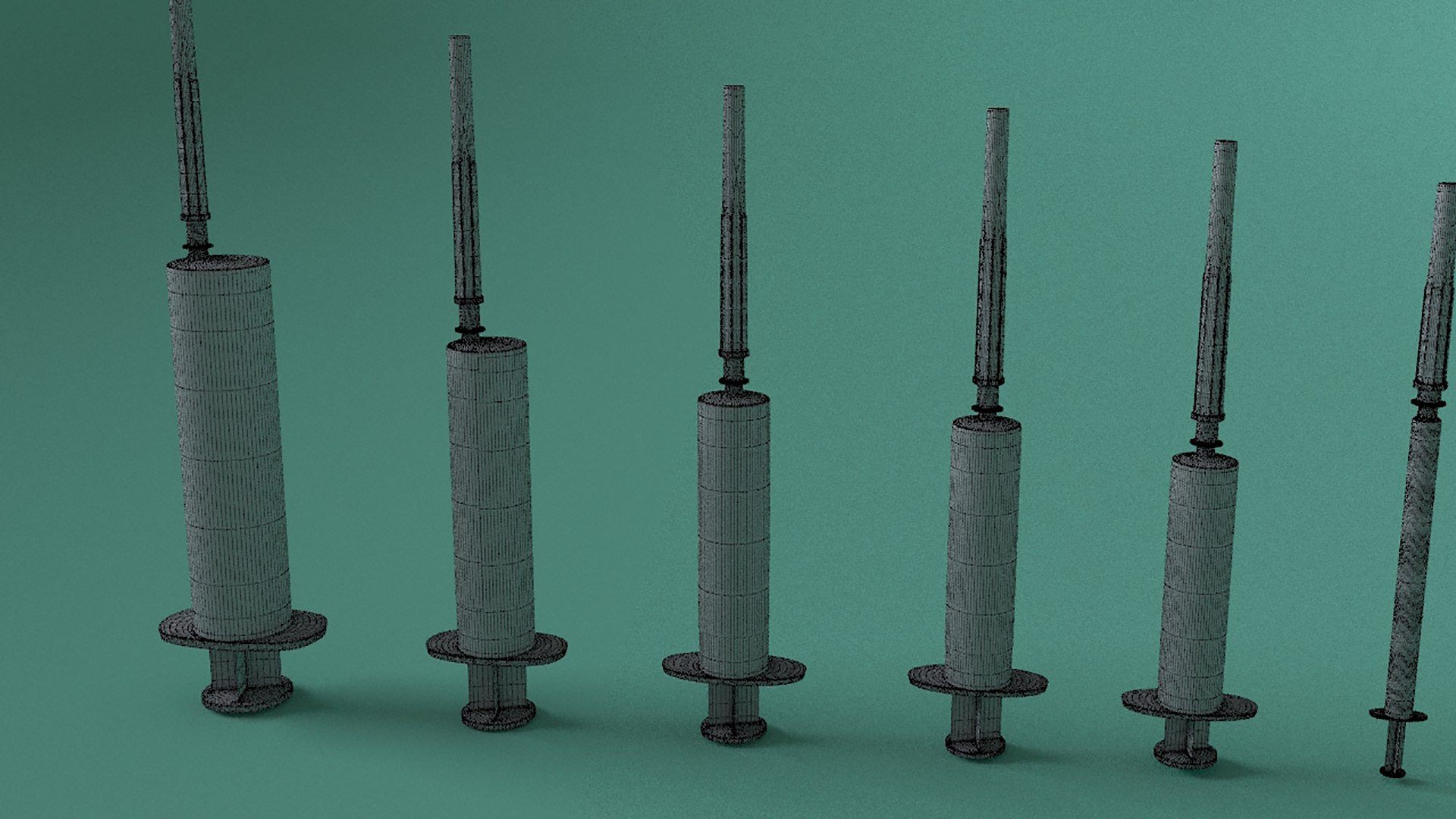 Injections Syringes 3D Model - TurboSquid 1820786