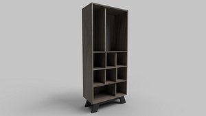 3D Bookcase N13 model