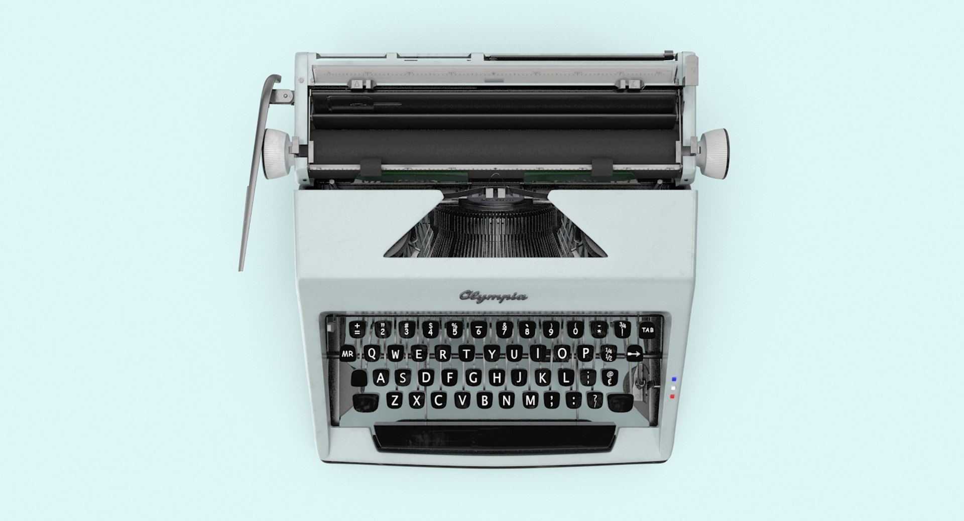 3d Model Olympia Typewriter