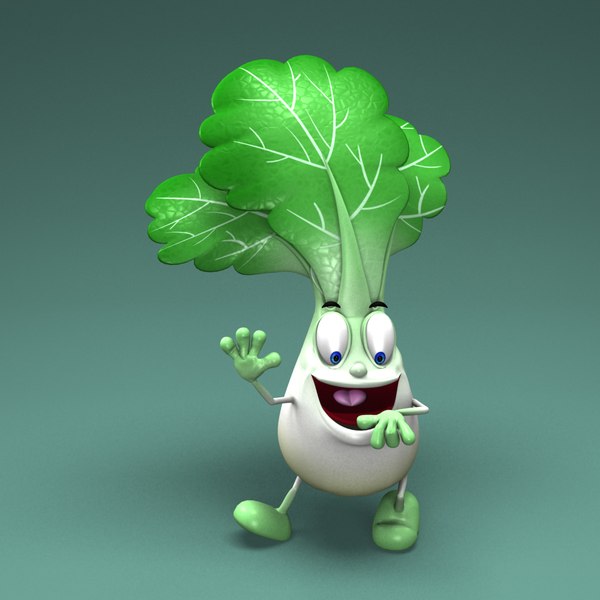 cartoon vegetables 3d max