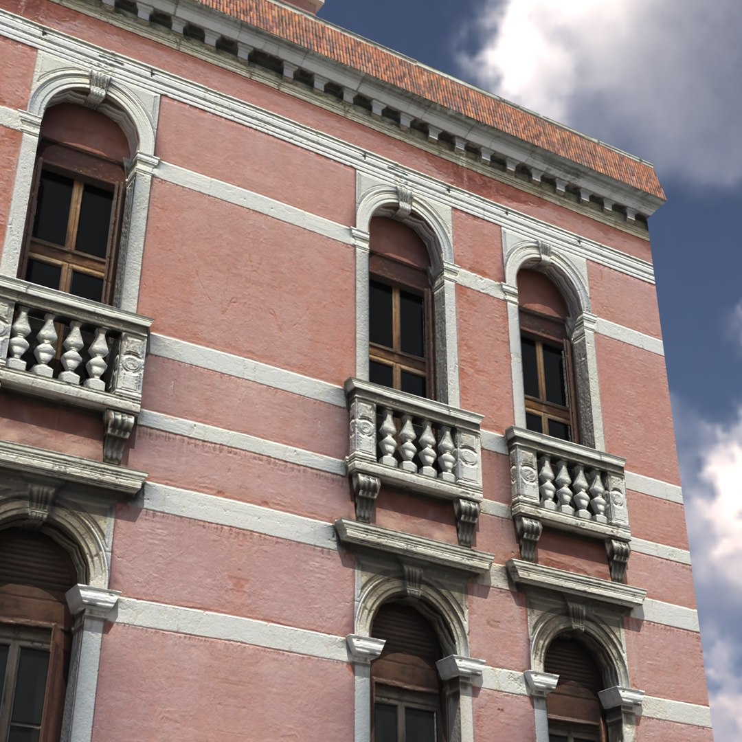 3d Obj Building Exterior